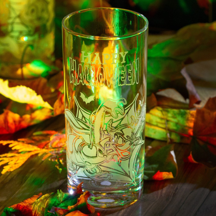 Donald Halloween Tall Glass
