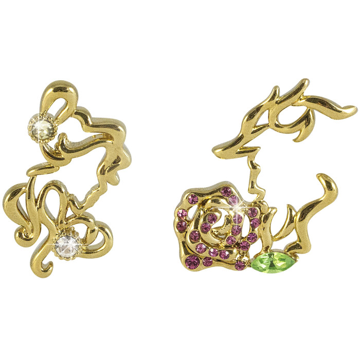 Boucles d'oreilles Belle et La Bête
