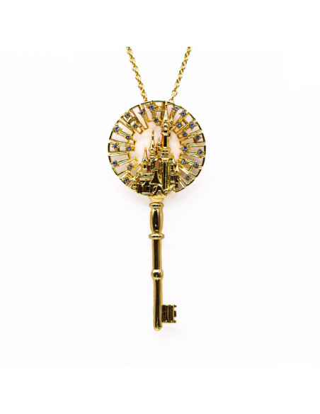 Disneyland Paris Castle Jewelry Key Necklace