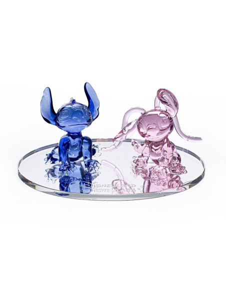 Stitch & Angel on mirror