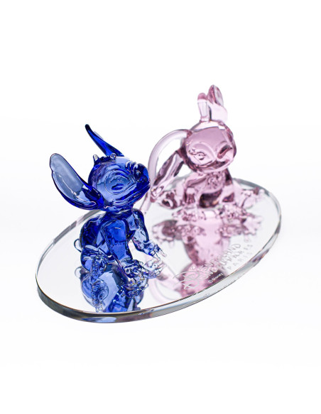 Stitch & Angel on mirror