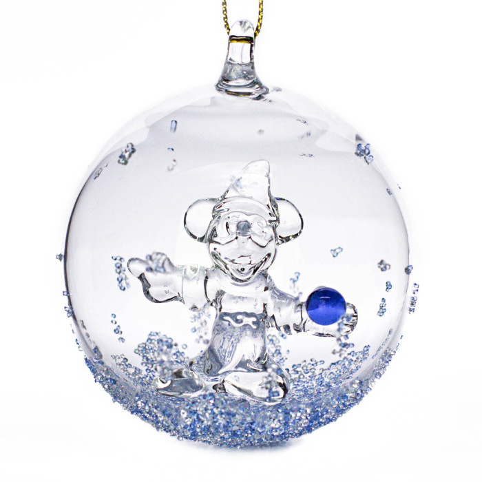 Boule de Noël Cristaux Mickey Fantasia