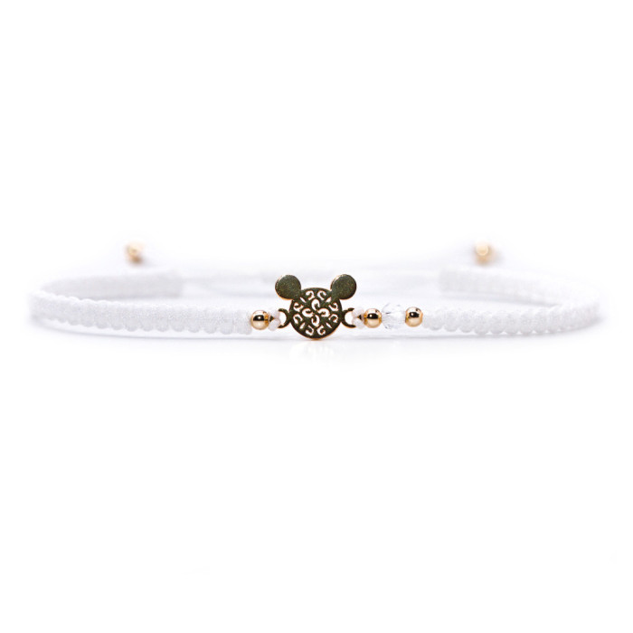 Bracelet Blanc Mickey