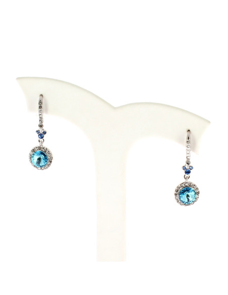 Boucles d'oreilles Mickey Aqua