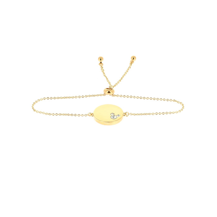 Customizable Round Mickey Icon Gold...