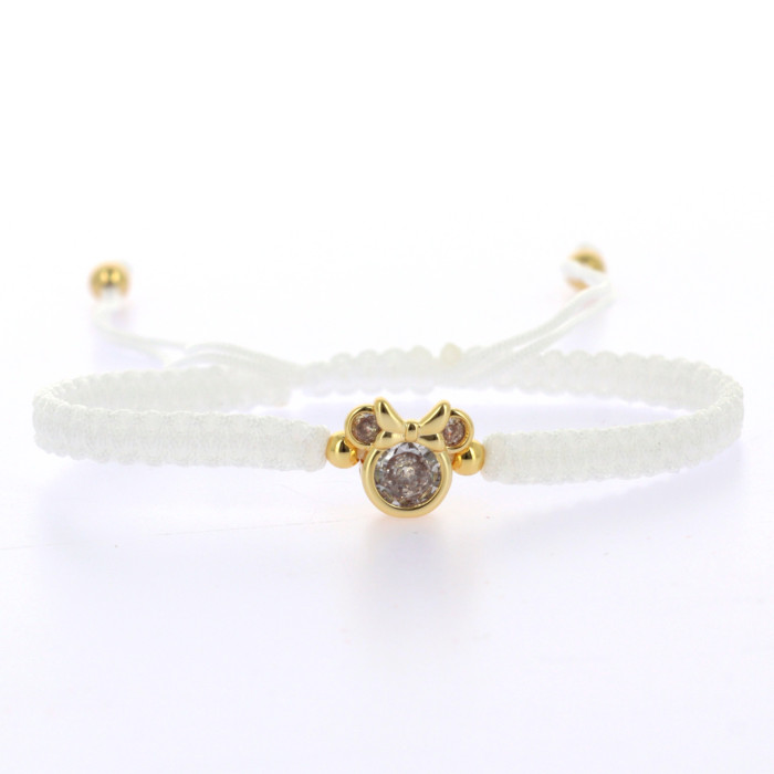 White Minnie Bracelet