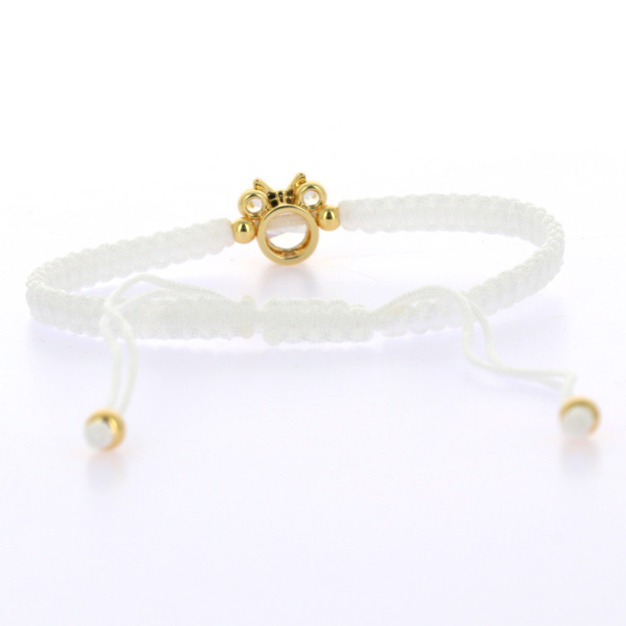 White Minnie Bracelet