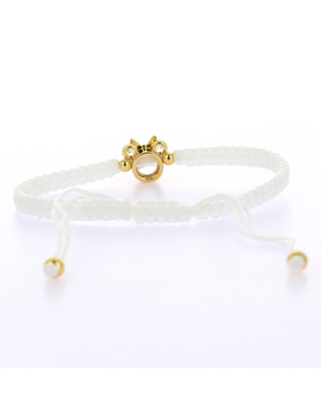 White Minnie Bracelet