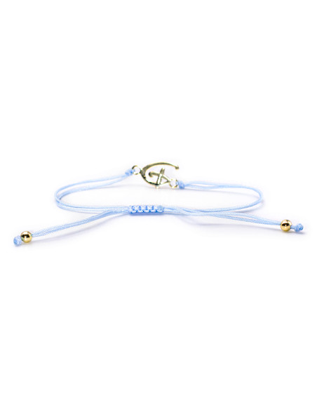 Bracelet bleu "D" Disney