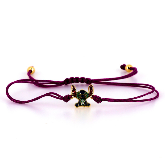 Violet Stitch Bracelet