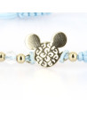 Bracelet Bleu Mickey