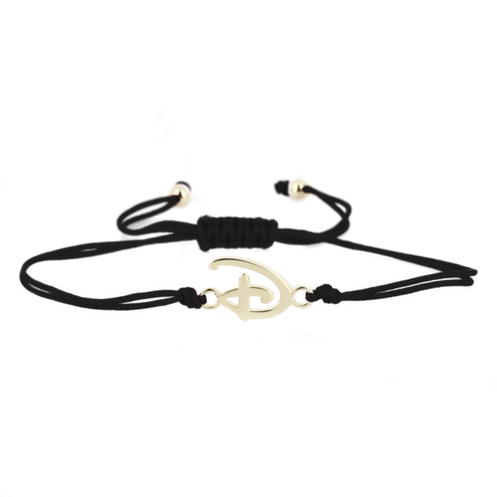 Bracelet "D" Disney Noir