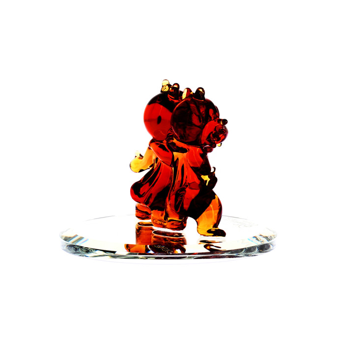 Tic & Tac marron sur miroir