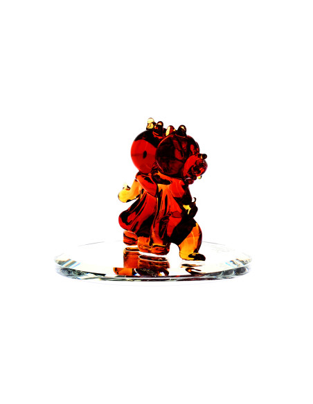 Tic & Tac marron sur miroir