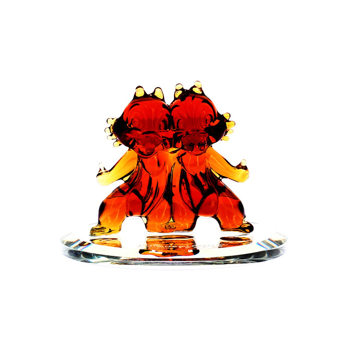 Tic & Tac marron sur miroir