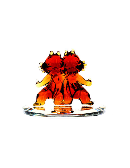 Tic & Tac marron sur miroir