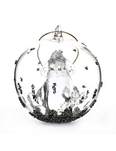 Boule de Noël Cristaux Bourriquet 2