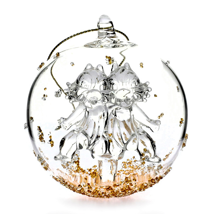 Boule de Noël Cristaux Tic & Tac