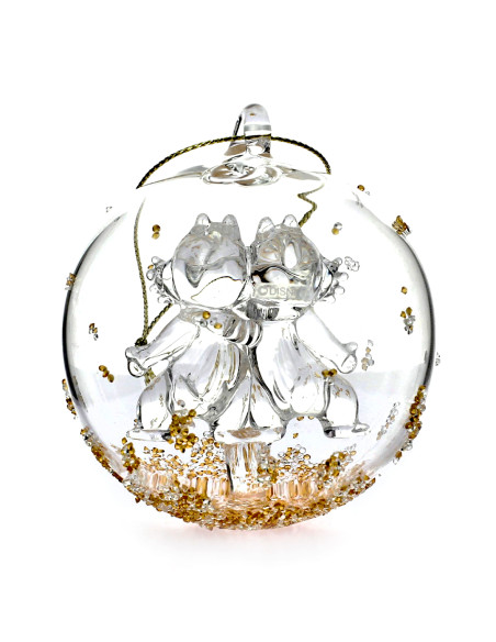 Boule de Noël Cristaux Tic & Tac
