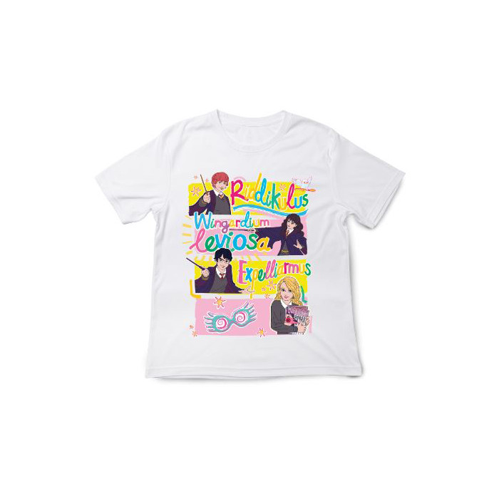 T-shirt Blanc Doodle - Enfant