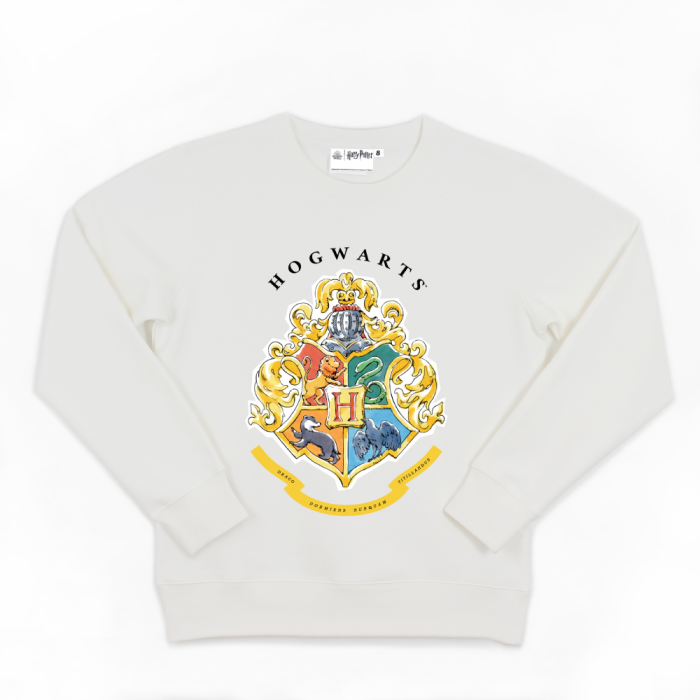 Sweatshirt Blanc Poudlard - Enfant