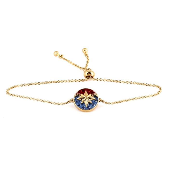 Captain Marvel Medallion Bracelet
