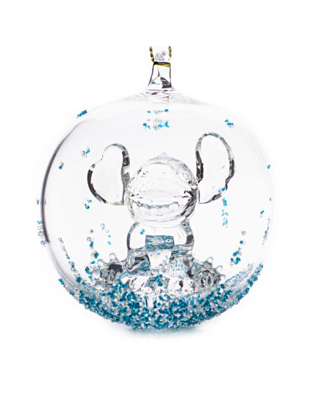 Stitch  Crystal Christmas Ornament