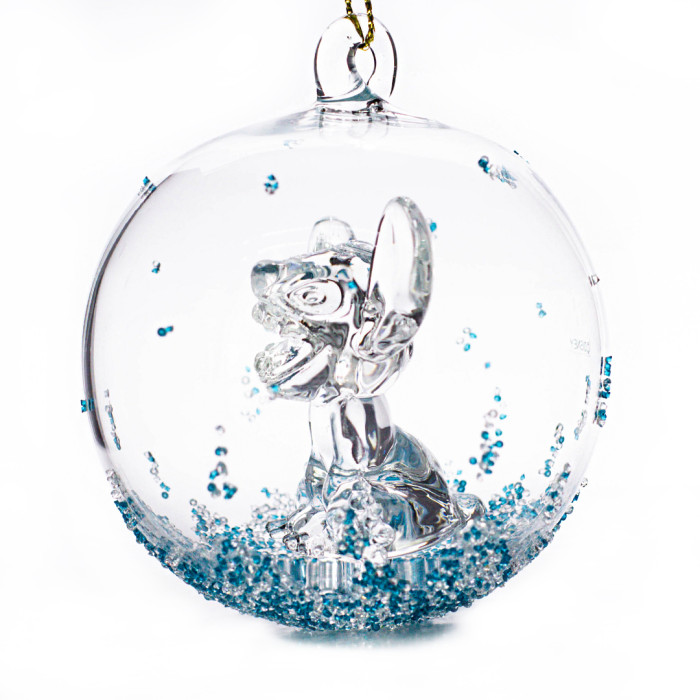 Stitch  Crystal Christmas Ornament