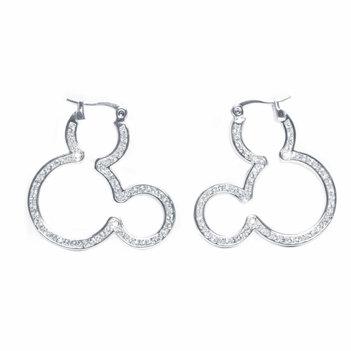 Outline Mickey earrings
