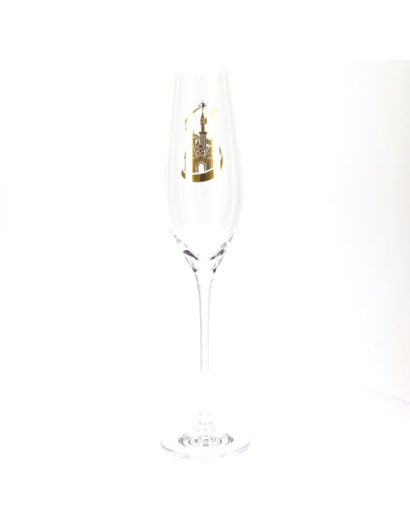 Box of 6 flutes decorated with Tinker Bell and Disneyland Paris Castle