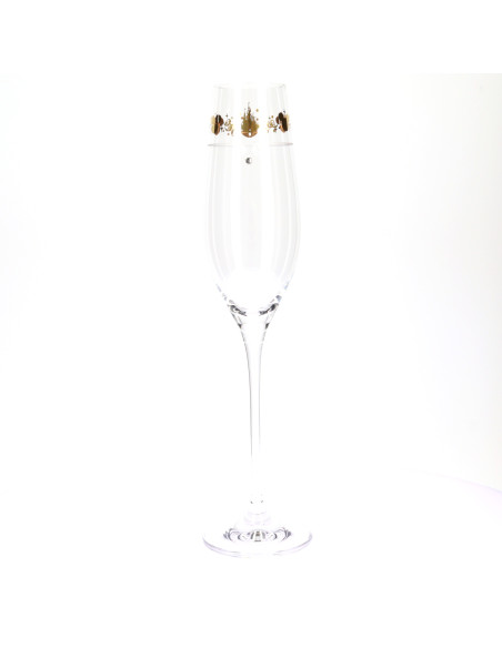 Box of 6 flutes decorated with Mickey, Minnie and Disneyland Paris Castle