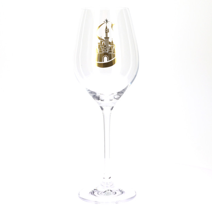 Set of 6 wine glasses decorated with...