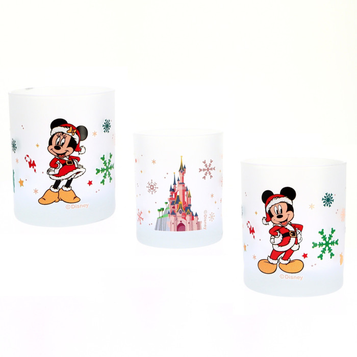 Lot de 3 Photophores Noël