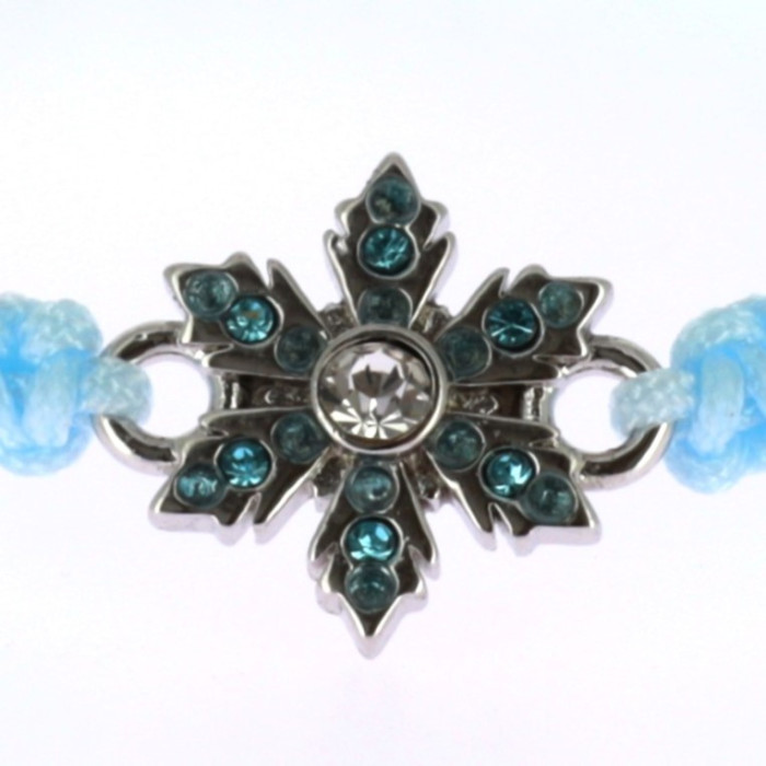 Frozen Blue Snowflake Bracelet