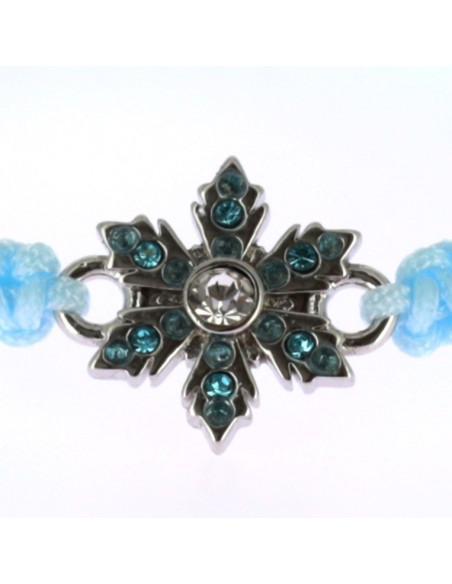 Bracelet Bleu  Flocon Reine des Neiges