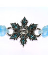 Frozen Blue Snowflake Bracelet