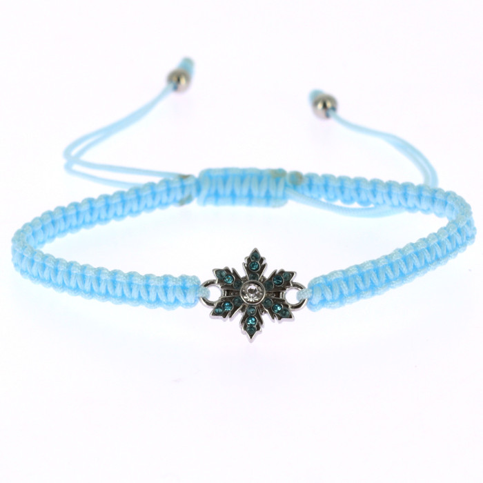 Bracelet Bleu  Flocon Reine des Neiges