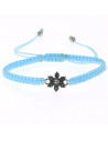 Frozen Blue Snowflake Bracelet