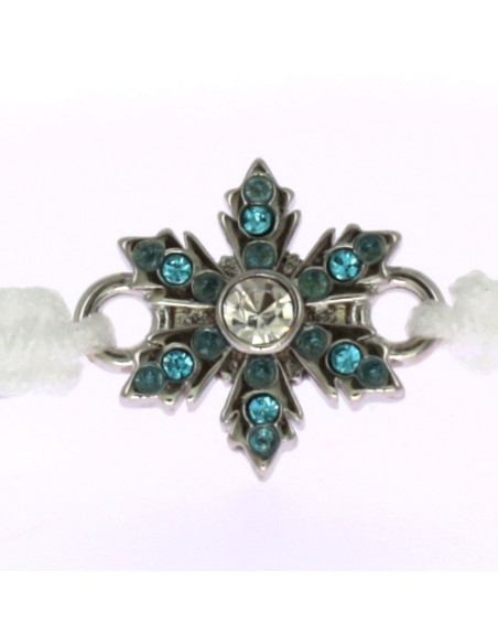 Frozen White Snowflake Bracelet
