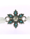 Bracelet Blanc Flocon Reine des Neiges