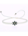 Bracelet Blanc Flocon Reine des Neiges