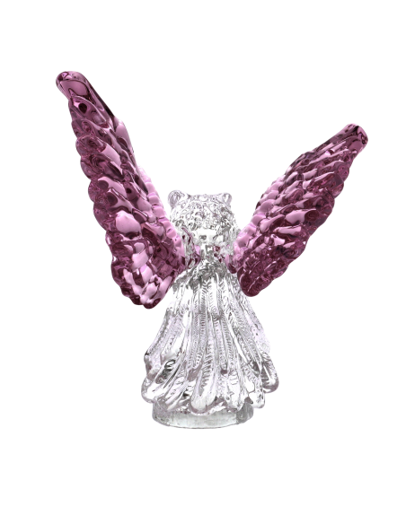 Chouette à ailes  roses
