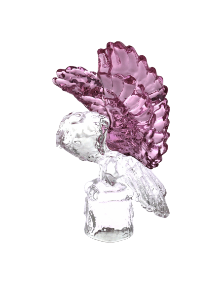 Chouette à ailes  roses