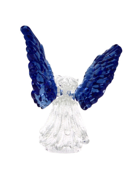 Chouette aux ailes bleues