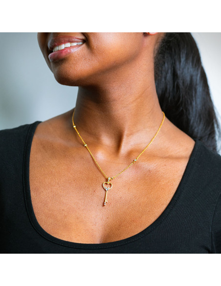 Mickey Key Necklace