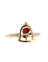 Belle and the Beast Rose Dome Ring