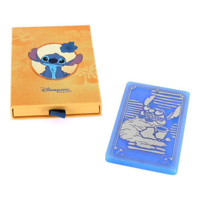 Stitch on the Sand Game Card