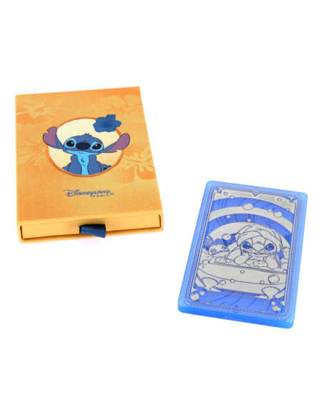 Carte de jeu Stitch & Souillon dans son Baignoire