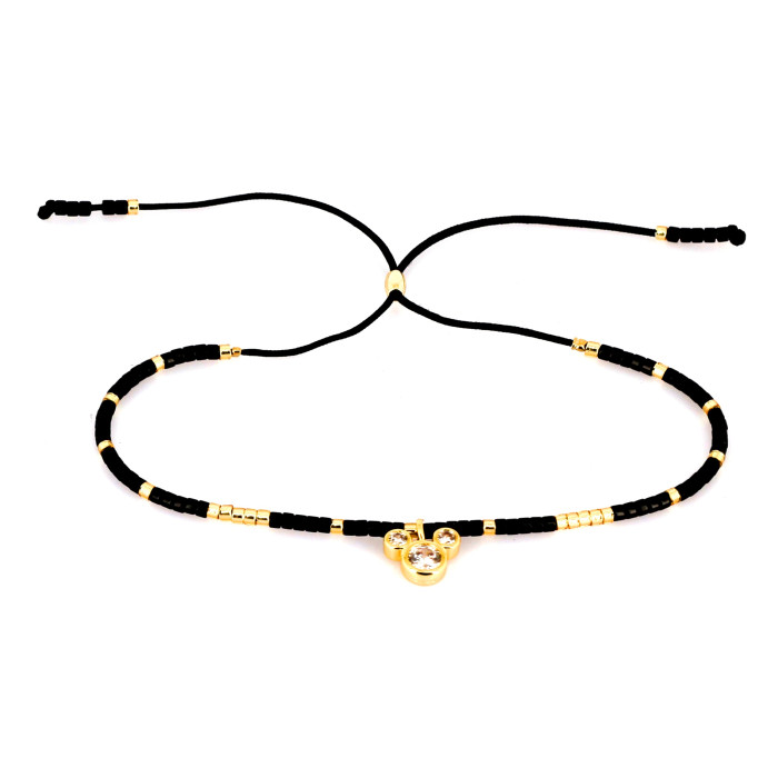Bracelet Mickey noir