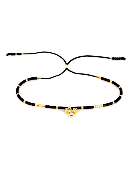 Bracelet Mickey noir